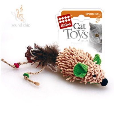 GiGwi игрушка для кошек Мышка с чипом 