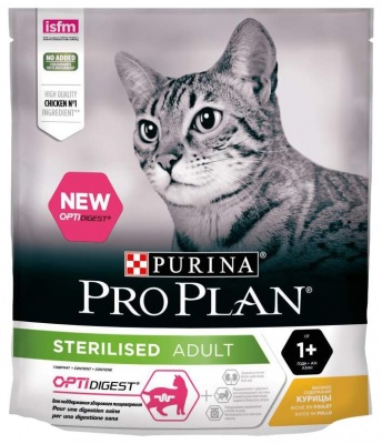 ProPlan для кошек кастрир/стерилиз. курица 0,4 кг
