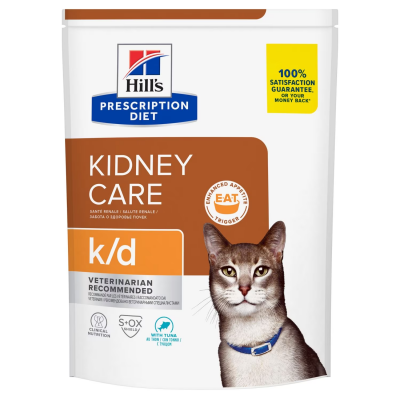 Hill's k/d для кошек тунец (лечение почек) 0,4 кг