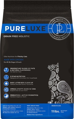 PureLuxe для привередливых кошек курица 0.4 кг