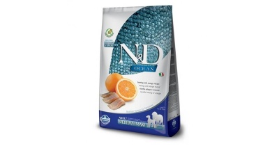 N&D для собак медиум/макси сельдь/апельсин 2.5 кг  