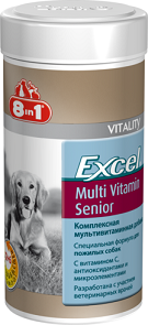 8in1 Мультивитамины д/стареющих собак 70 таб