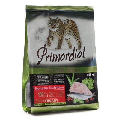 PRIMORDIAL URINARY д/кошек индейка/сельдь 0.4 кг