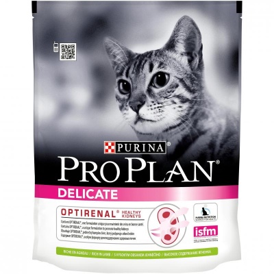ProPlan для кошек с чувствит. пищевар. ягненок 0,4 кг
