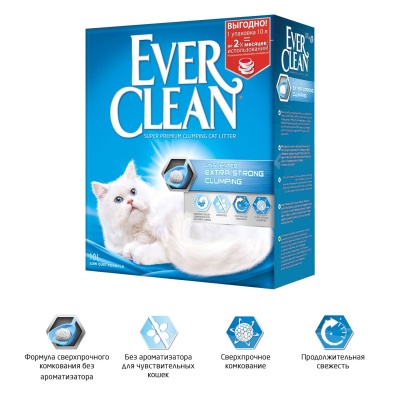 Ever Clean Strength Unscented 6 кг(без запаха)