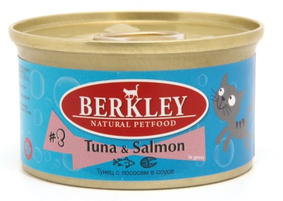 Berkley д/кошек #3 тунец/лосось 85 гр