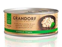 GRANDORF консервы для кошек куриная грудка 70 гр.