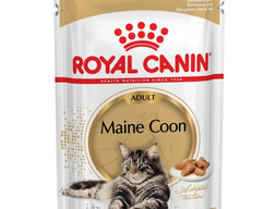 Влажный корм для кошек породы Мэйн Кун (в соусе) Maine Coon Adult 0.085КГ