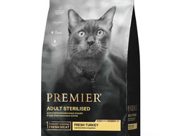 Premier Cat Turkey STERILISED (Свежее мясо индейки для кошек) 2 кг