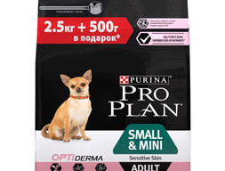 ProPlan для собак мелк.пород лосось 2.5+0.5 кг