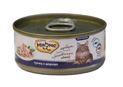 Мнямс для кошек тунец/дорадо в желе 70 гр