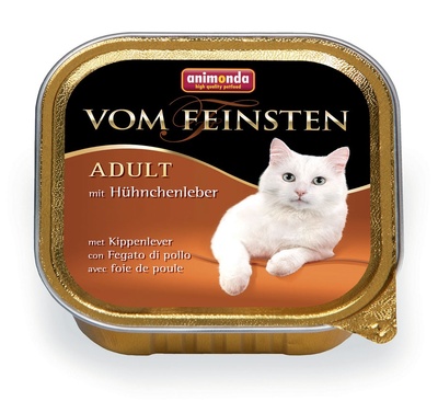 Animonda Vom Feinsten д/кошек куриная печень 100 гр 