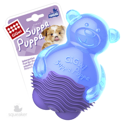 GiGwi игрушка для собак SUPPA PUPPA Мишка с пищалкой