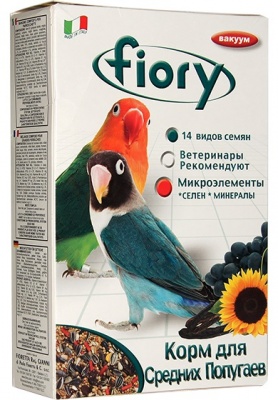 FIORY корм для средних попугаев 800 гр.